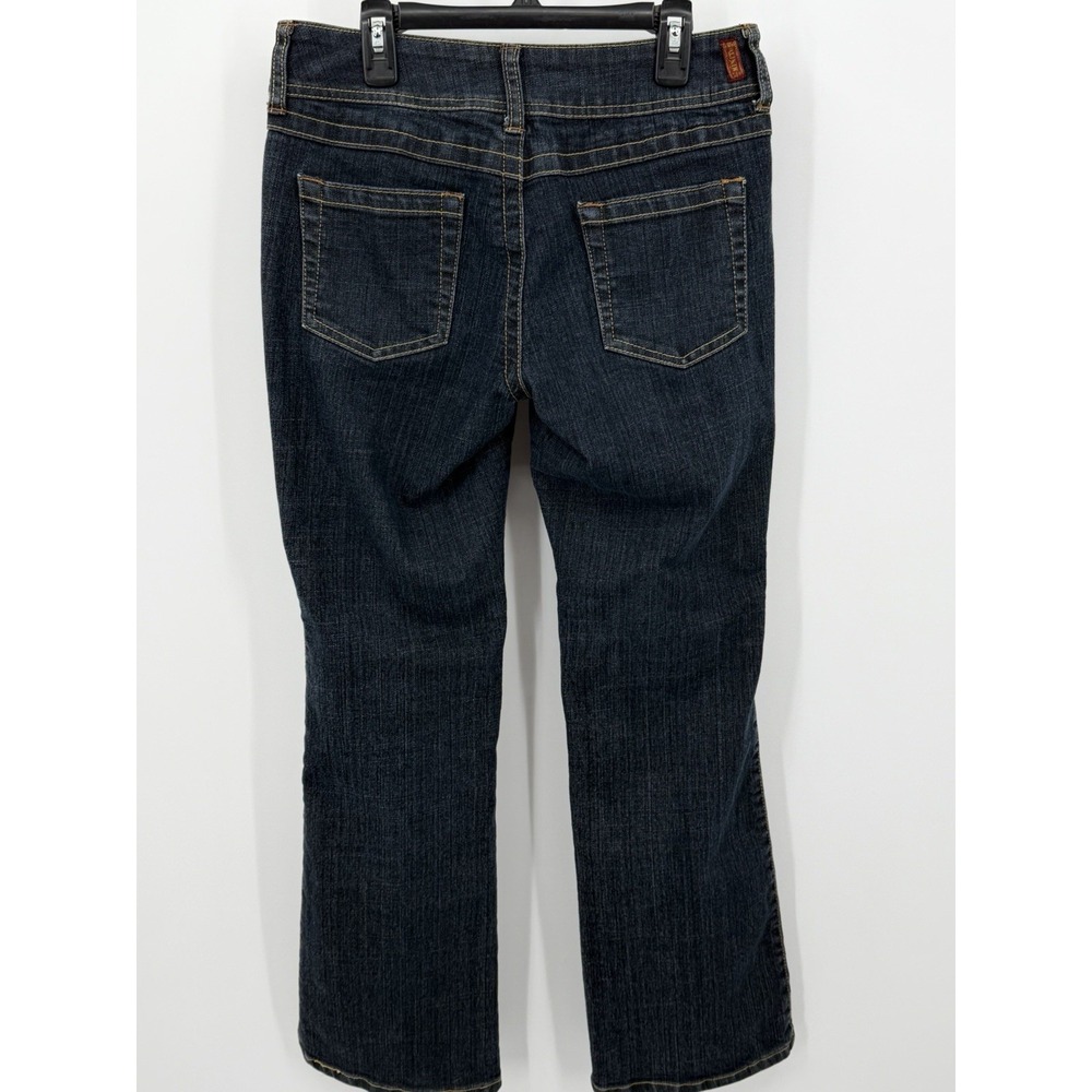 Mix It Women's Dark WashJeans Stretch Mid Rise Size 6 Petite - Picture 3 of 9